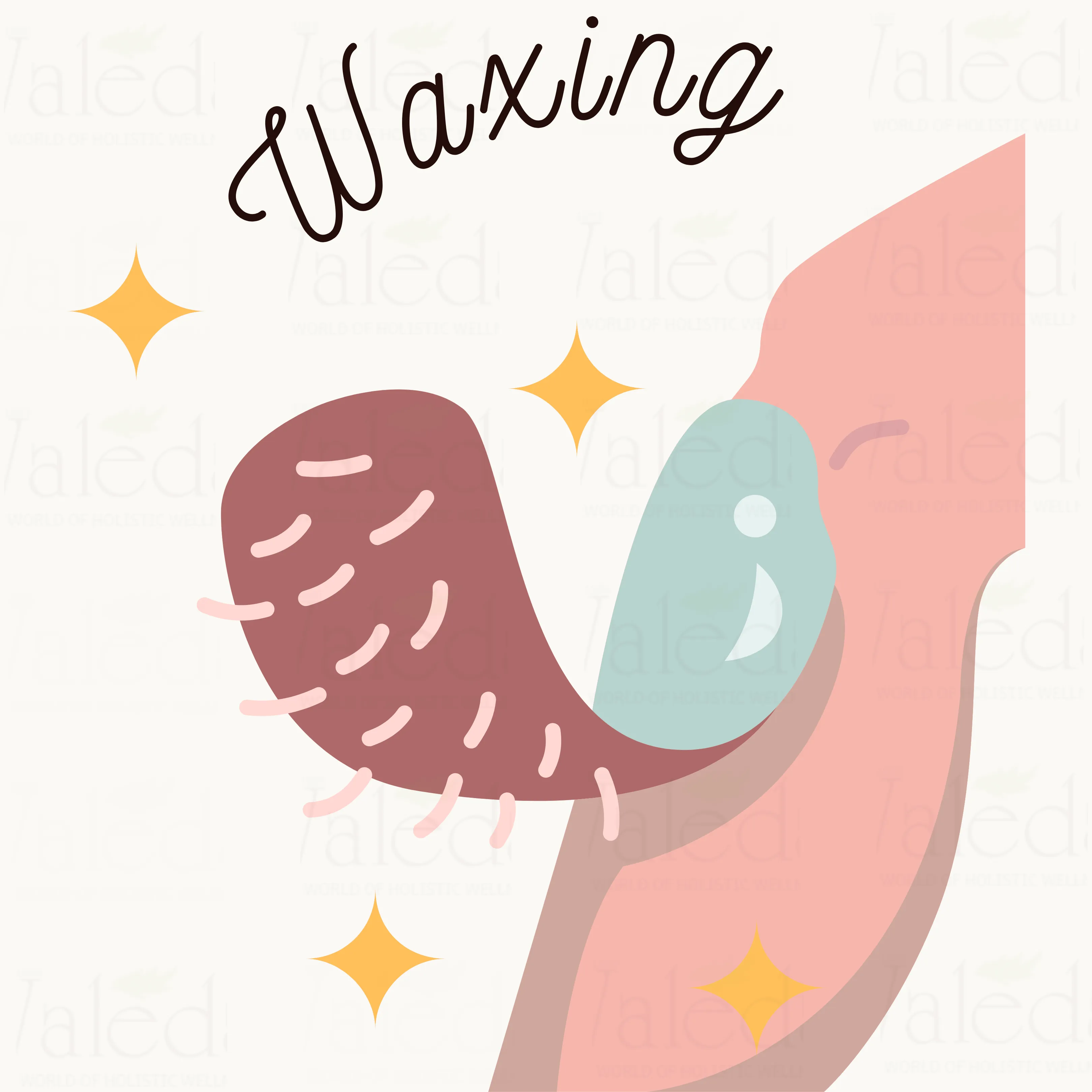 Example of waxing