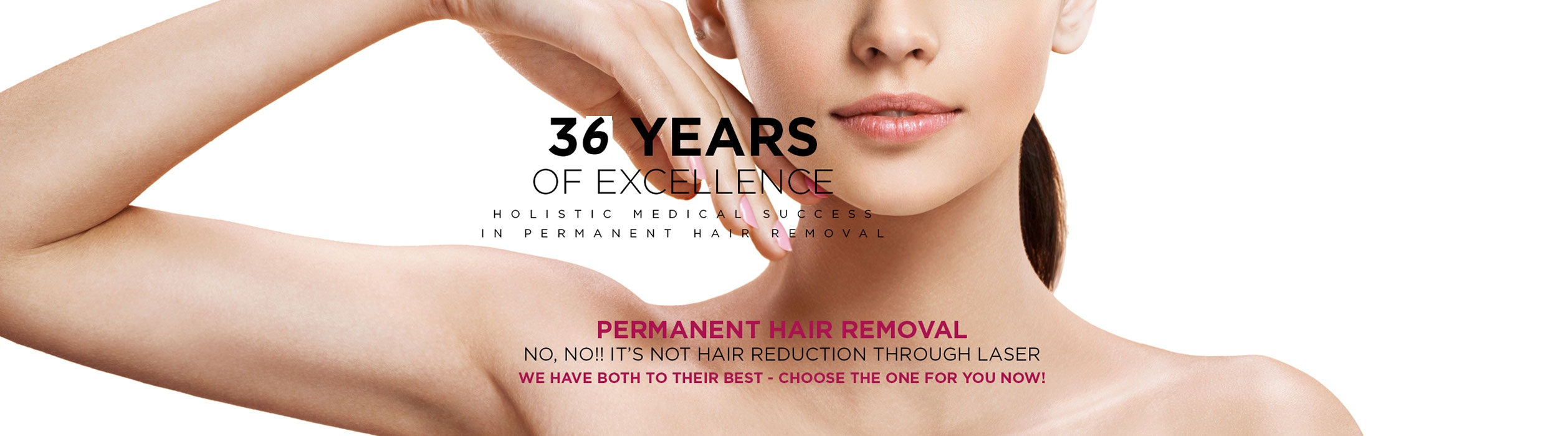 What is the duration of the holistic permanent hair removal treatment?